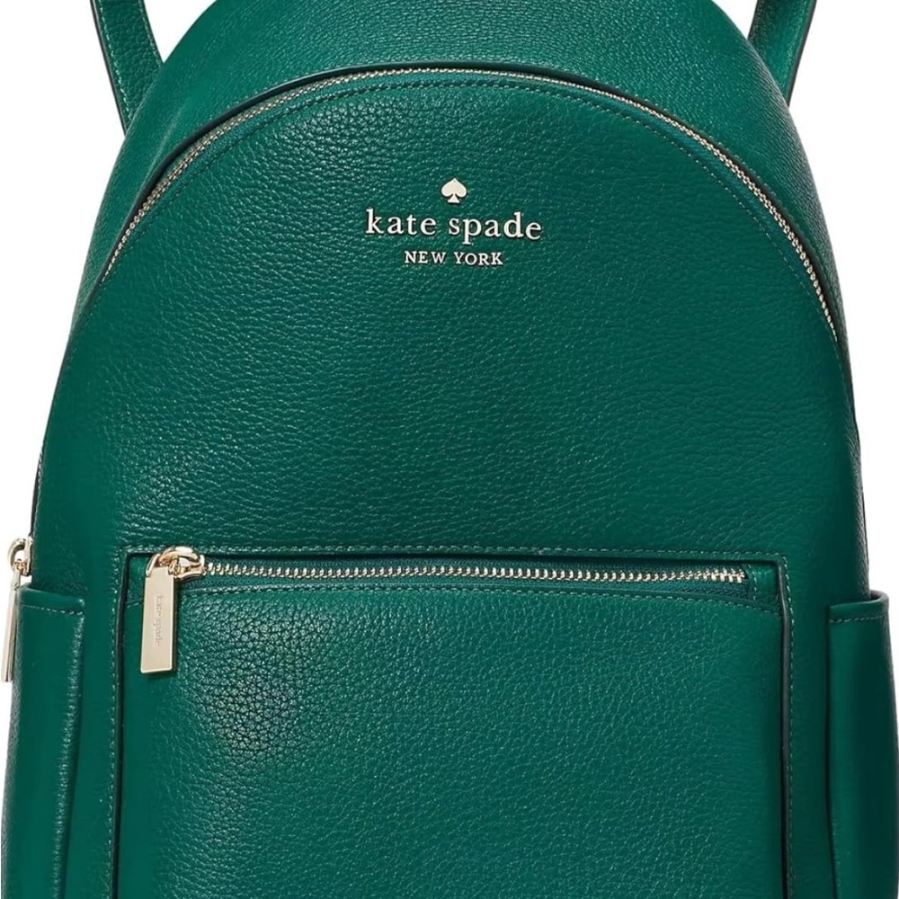 Kate Spade Dark Green (Leila Dome) Backpack.  Excellent condition